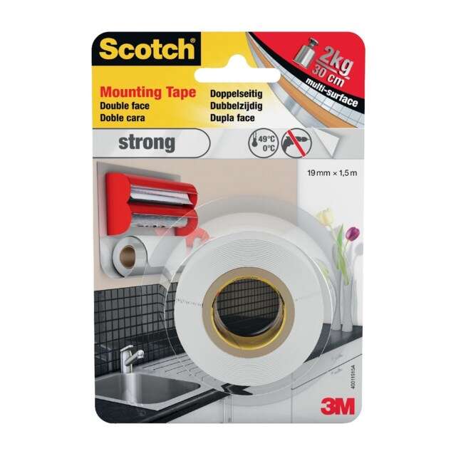 Scotch® kraftig monteringstape
