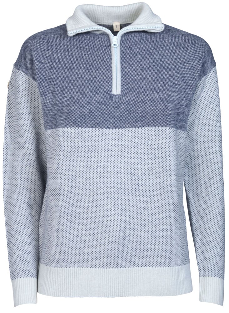Tufte half-zip ullgenser dame