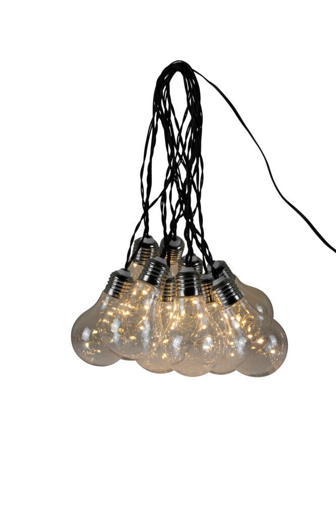Lyslenke med 10 LEDpærer IP44