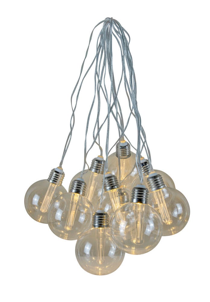 Lyslenke med 10 LED pærer IP44