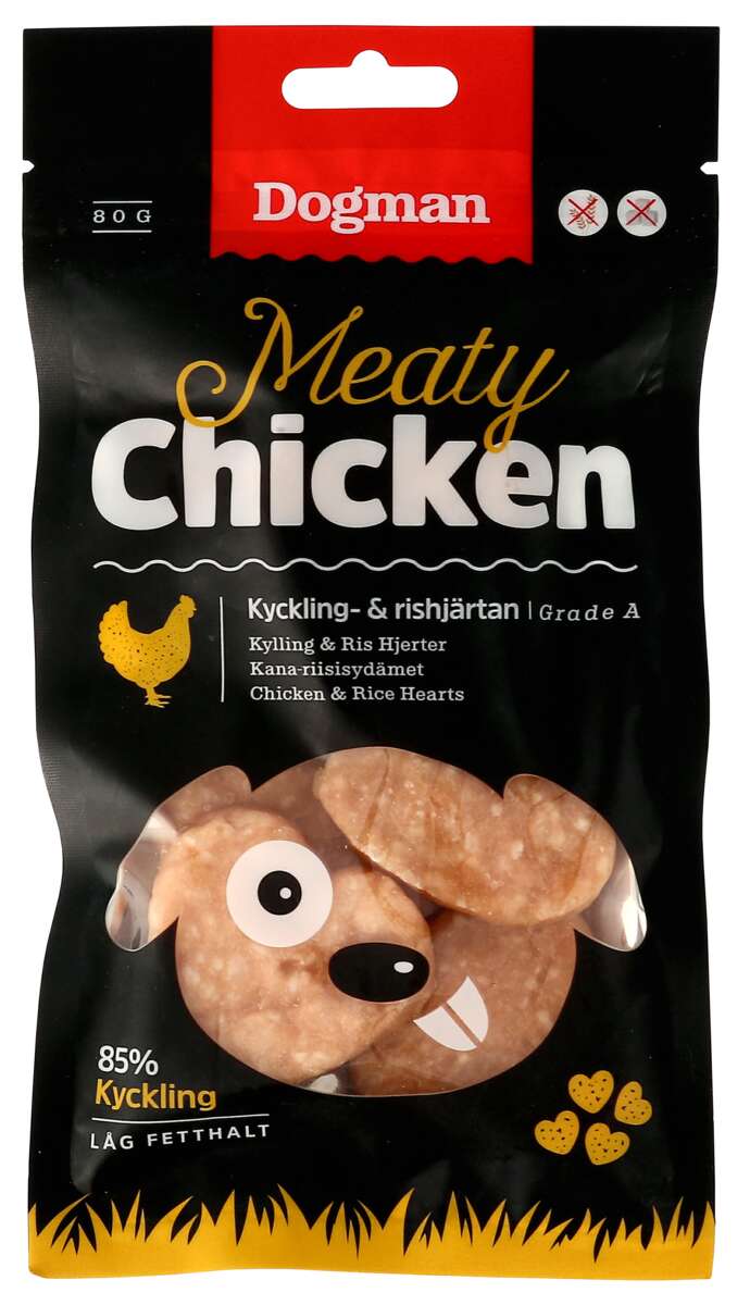 Dogmman Meaty Kylling og Rishjerte 80g