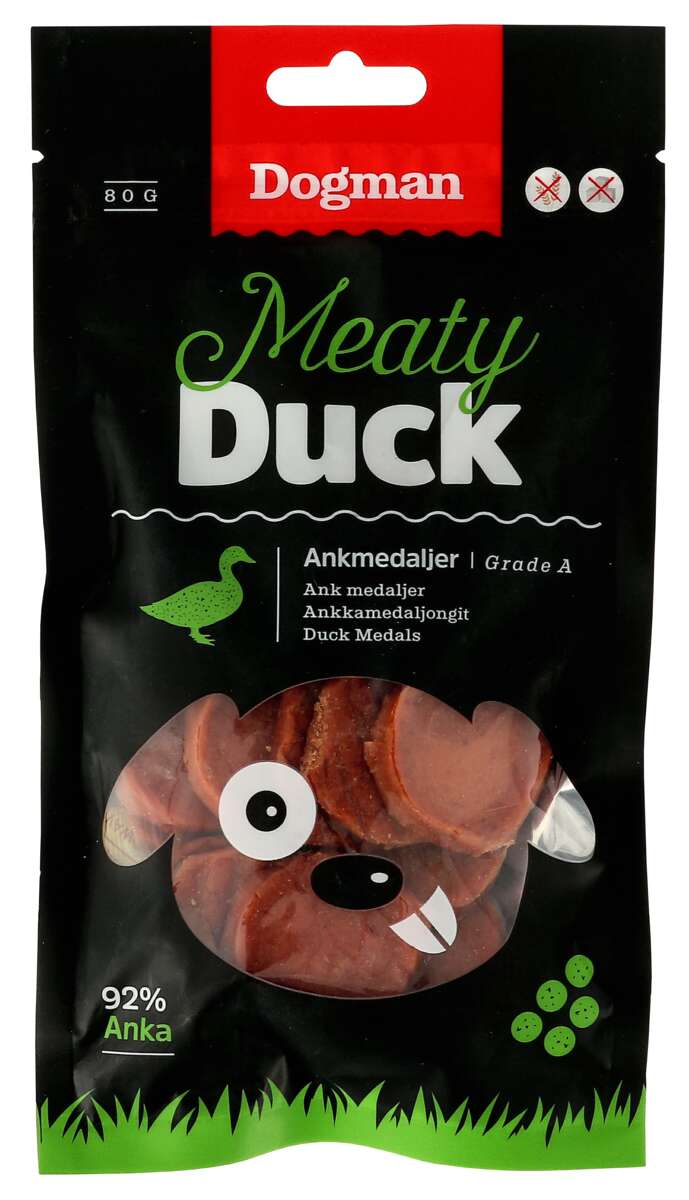 Dogman Meaty Duck Andemedaljer 80g