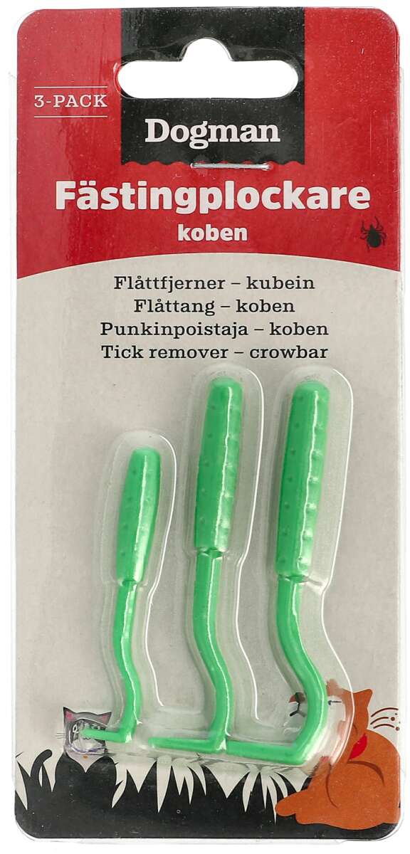 Dogman Flåttfjerner Koben Turkis 3pk