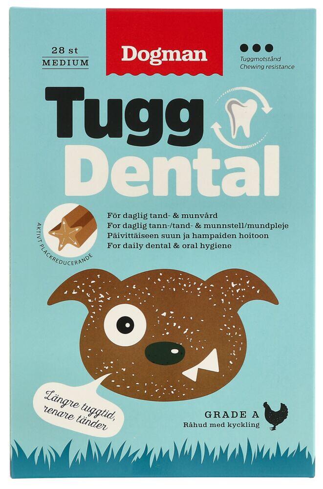 Dogman Tygg Dental Kylling M 28pk