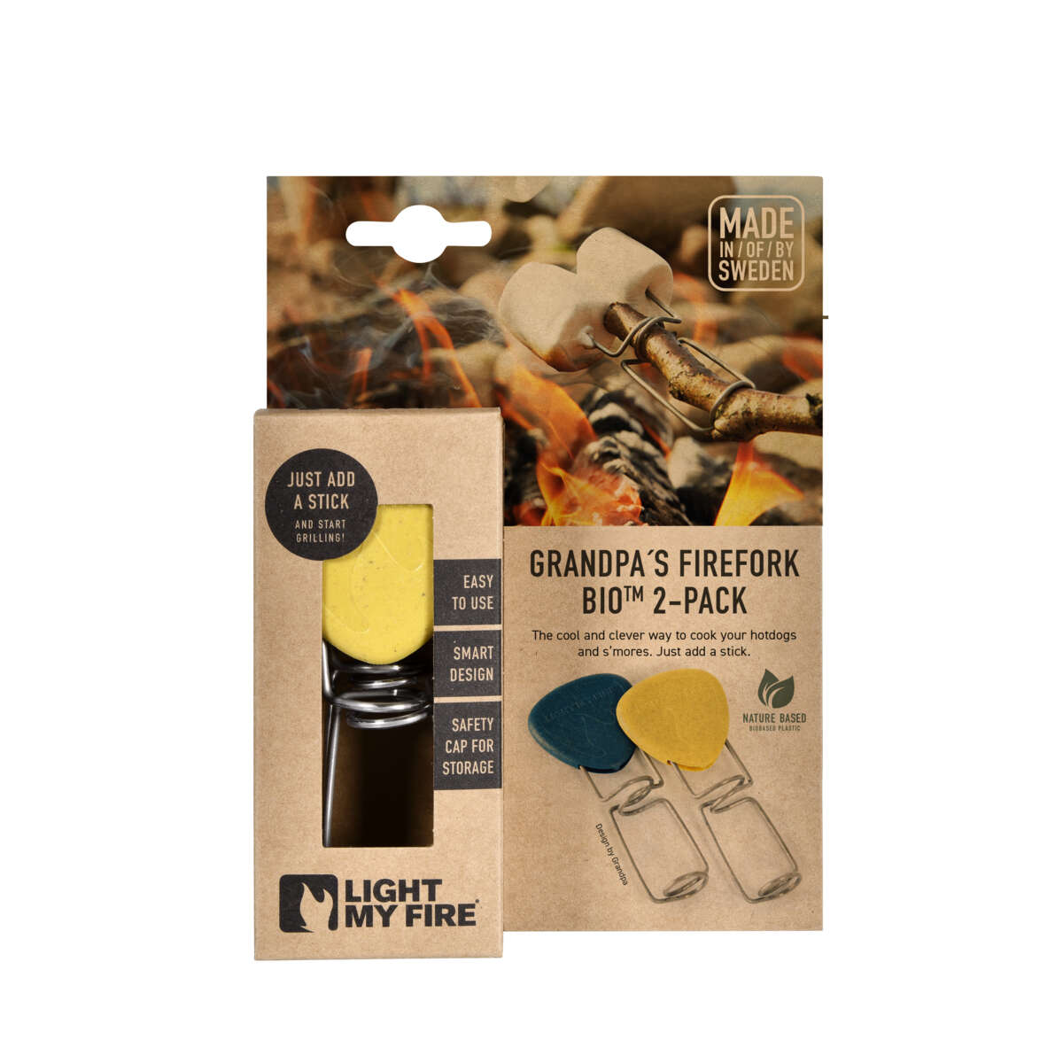 Light My Fire Grandpa`s Firefork bålgaffel 2 pk