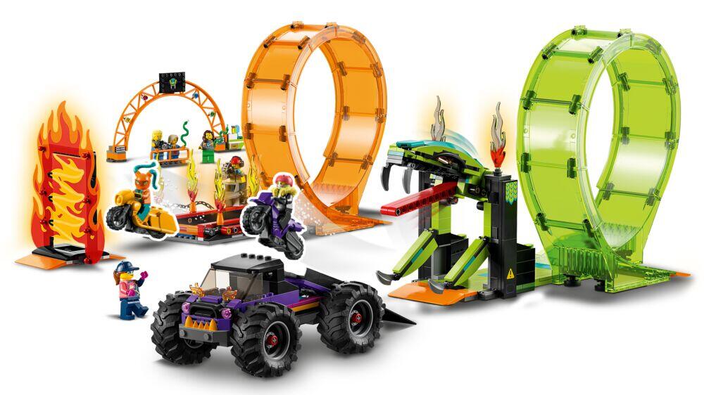 LEGO® City Stunt 60339 Stuntarena med to looper