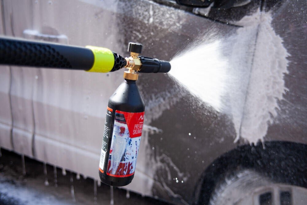 AVA skumkanon i messing