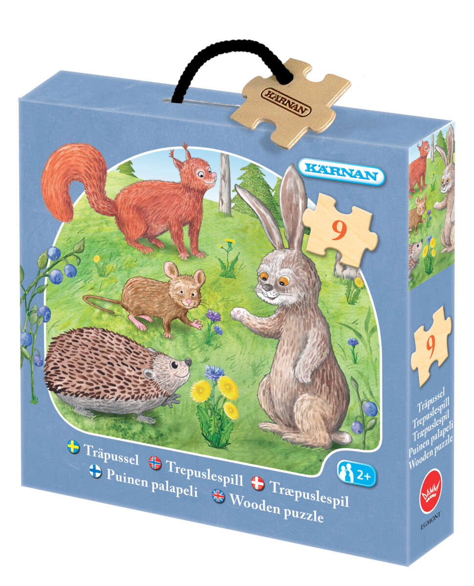 Dyr i naturen puslespill