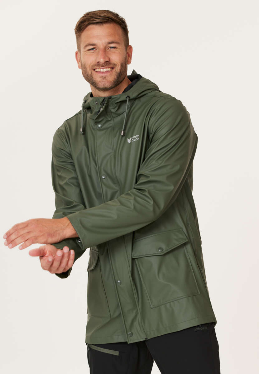 Northpeak Leo regnjakke herre