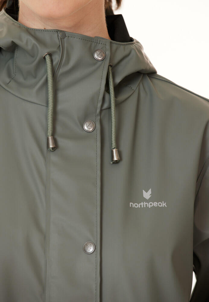Northpeak Pernilla lang regnjakke dame