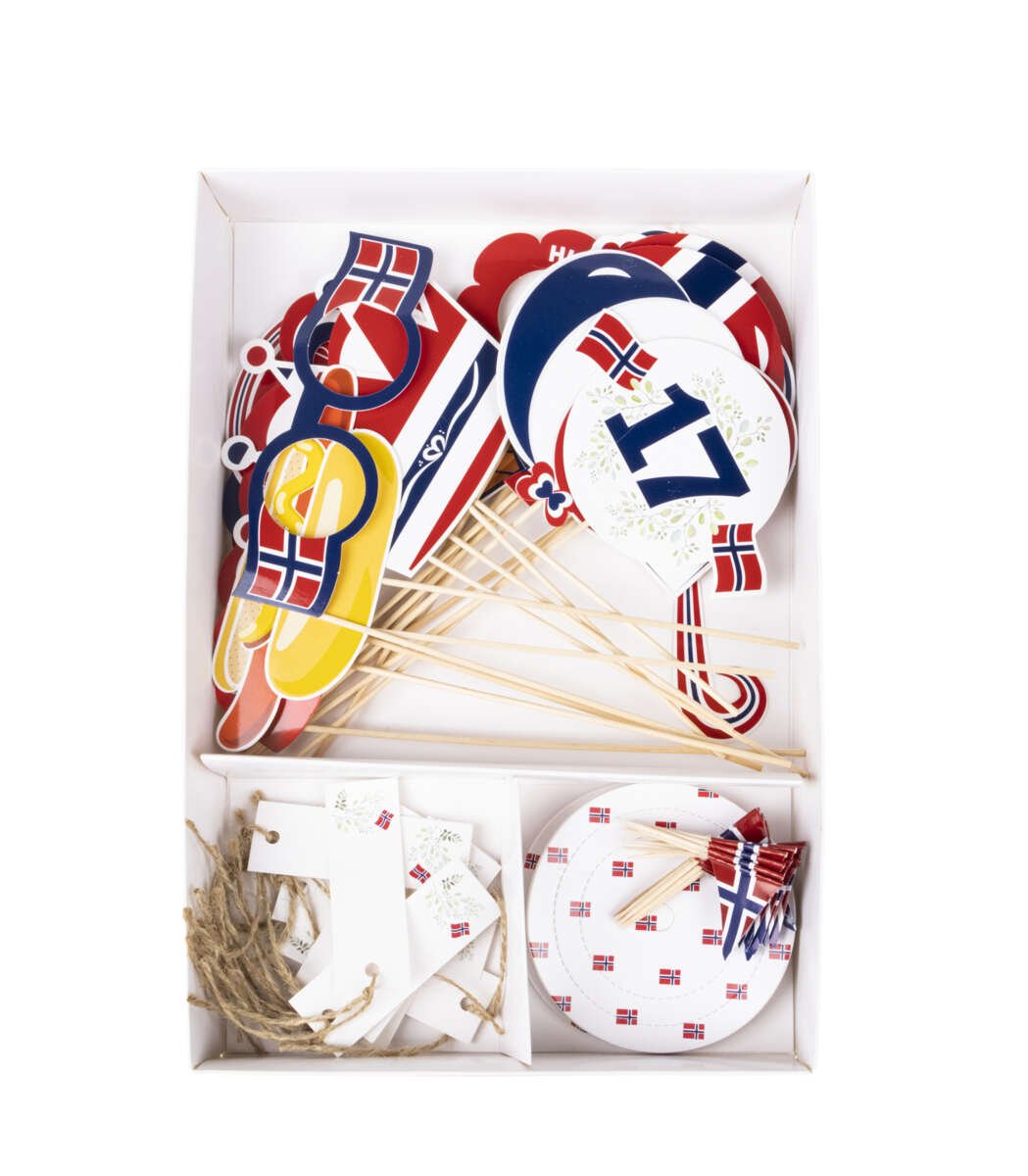 17. mai samleeske med pynt