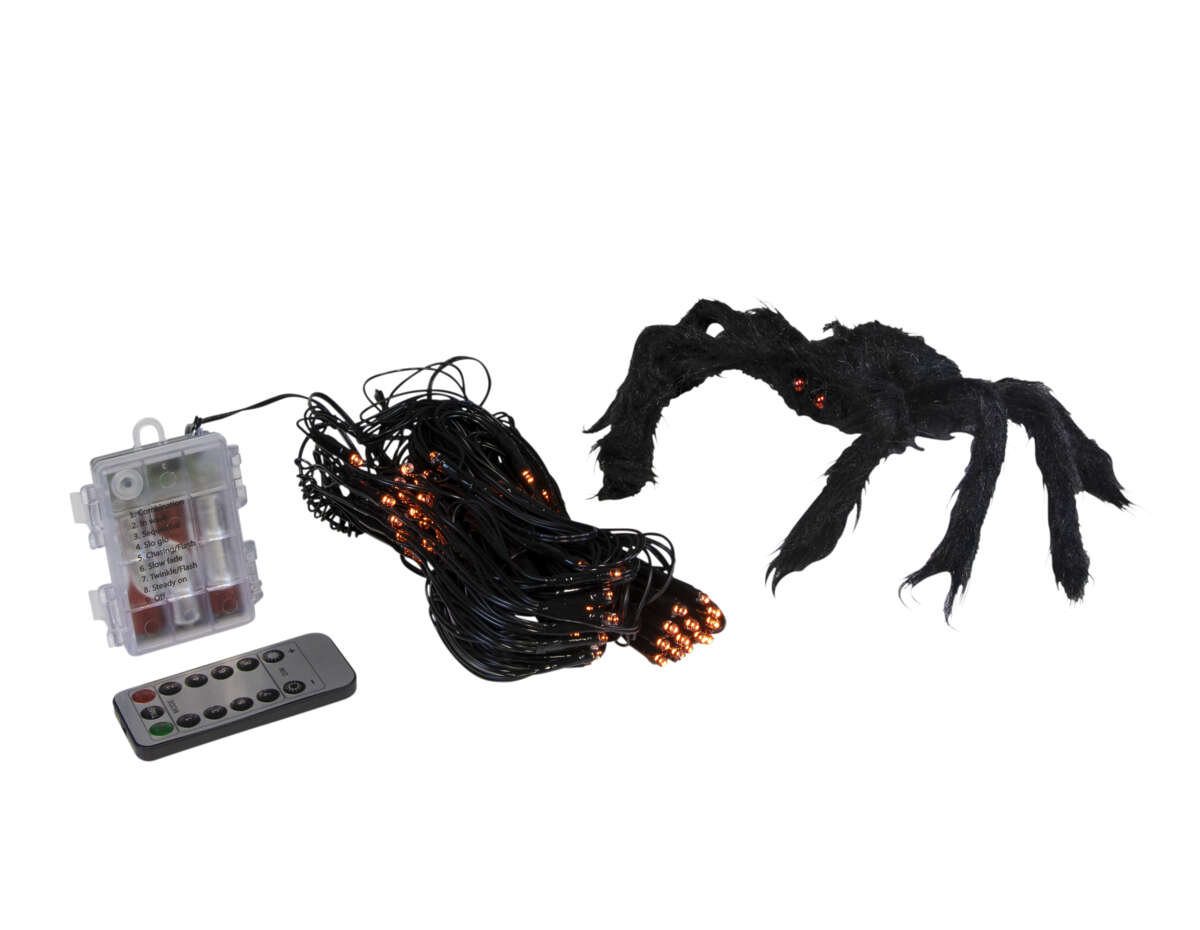 Halloween spindelvev