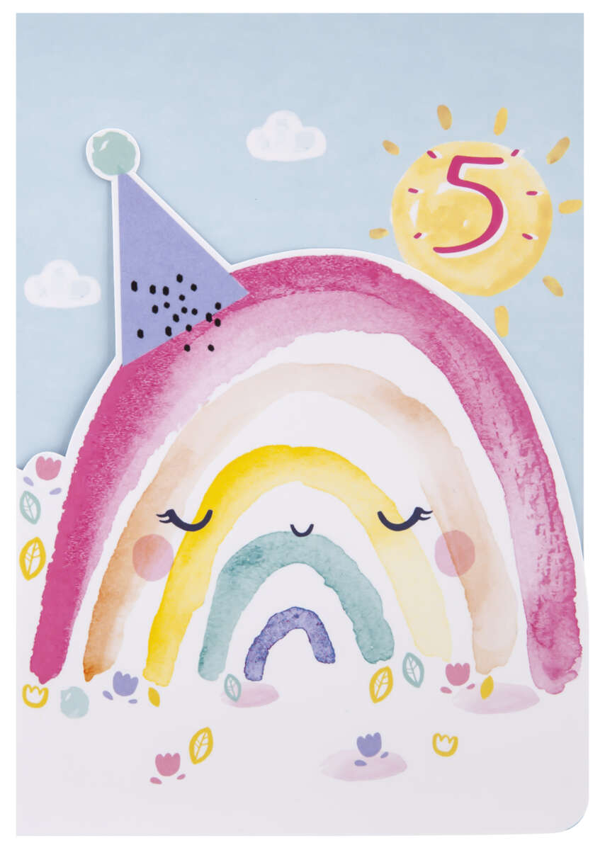 Kort 5 år Regnbue