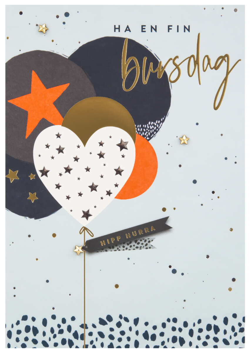 kort Ha en fin bursdag