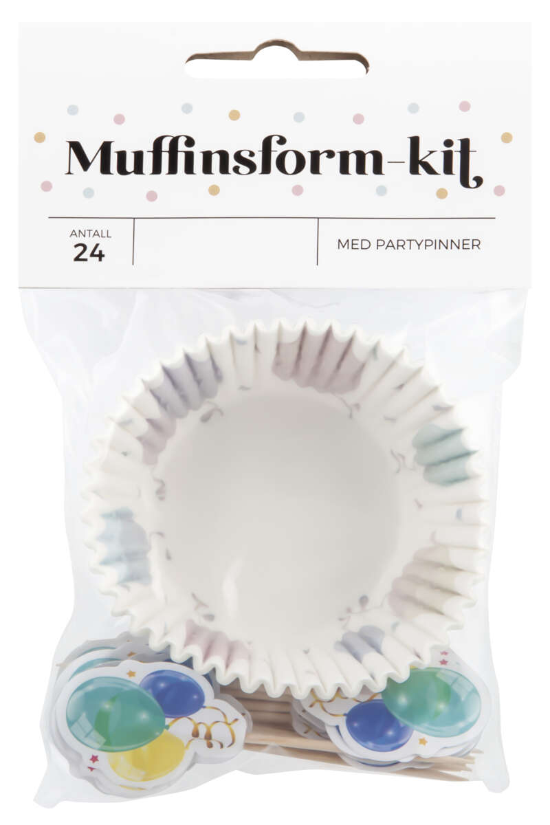 Muffinsform-kit Ballong 24pk