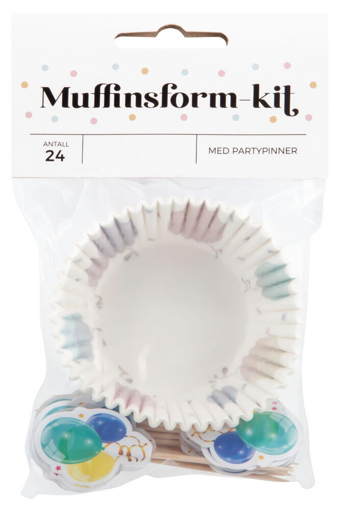 Muffinsform-kit Ballong 24pk