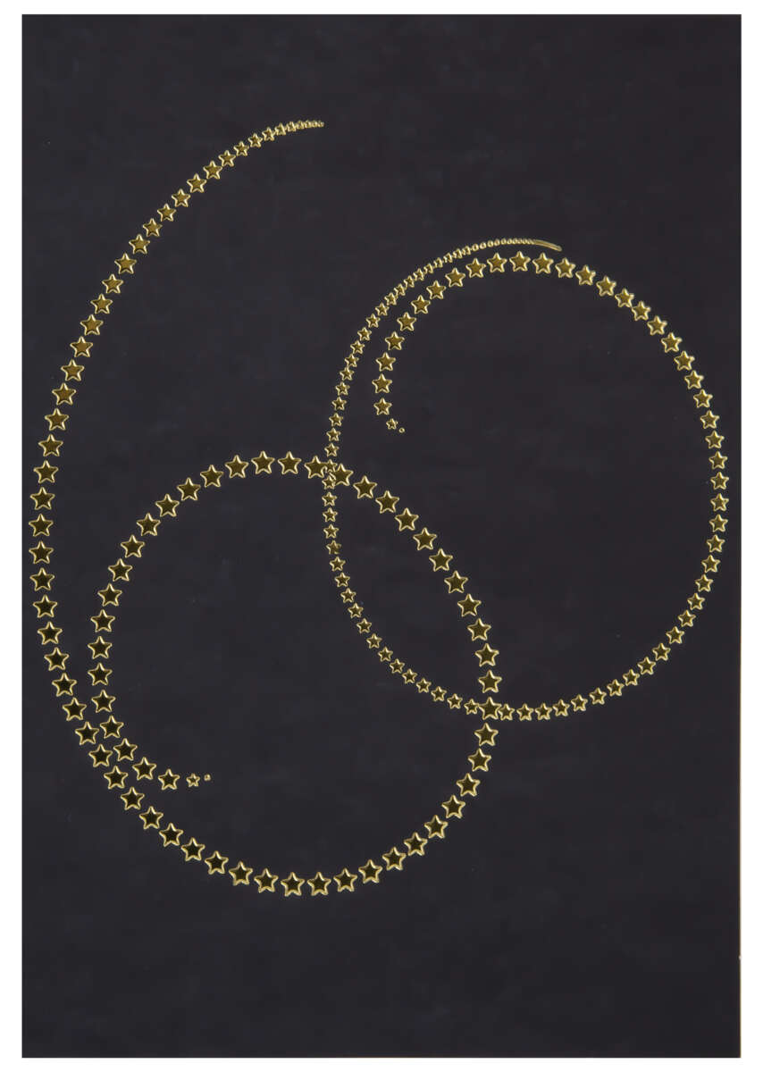 Kort 60 år Sort/gull