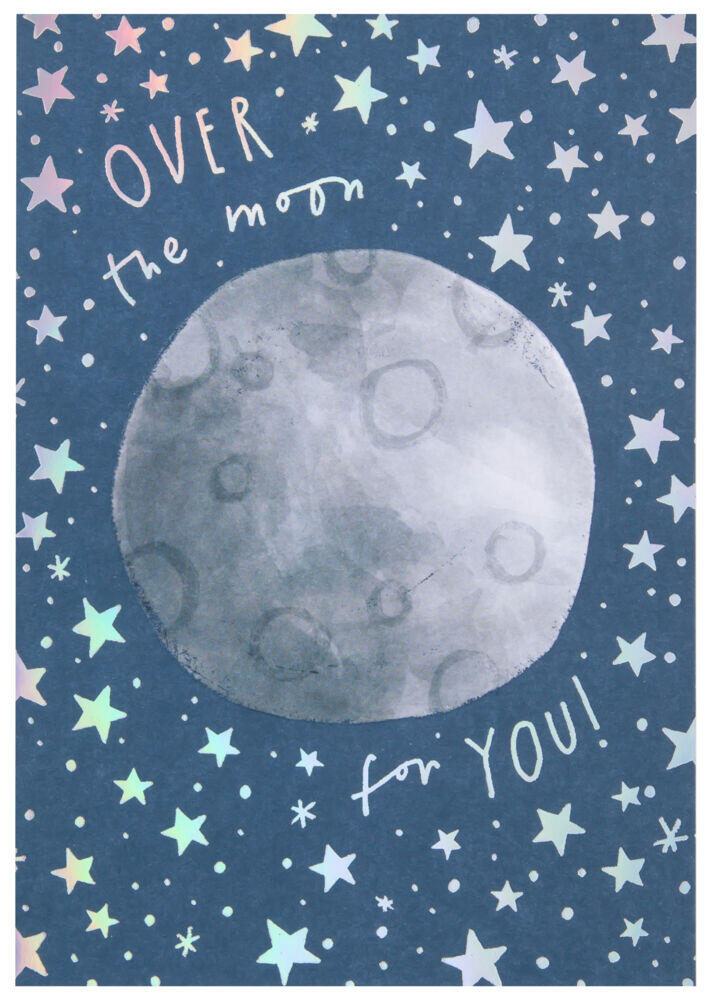 Kort Over the moon for you!