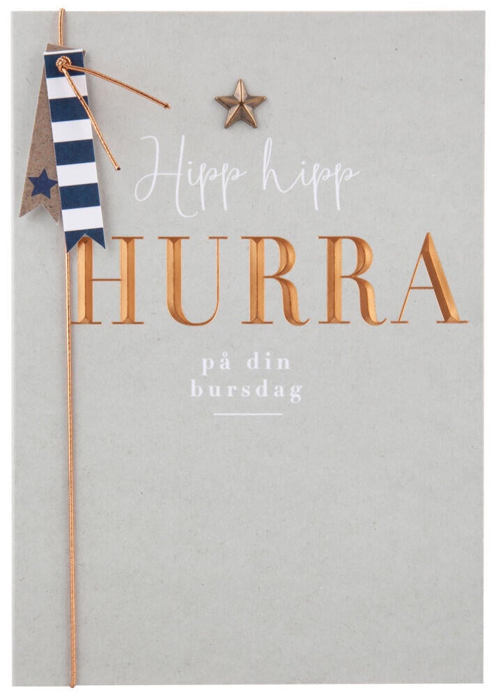 Kort Hipp hipp hurra på din bursdag