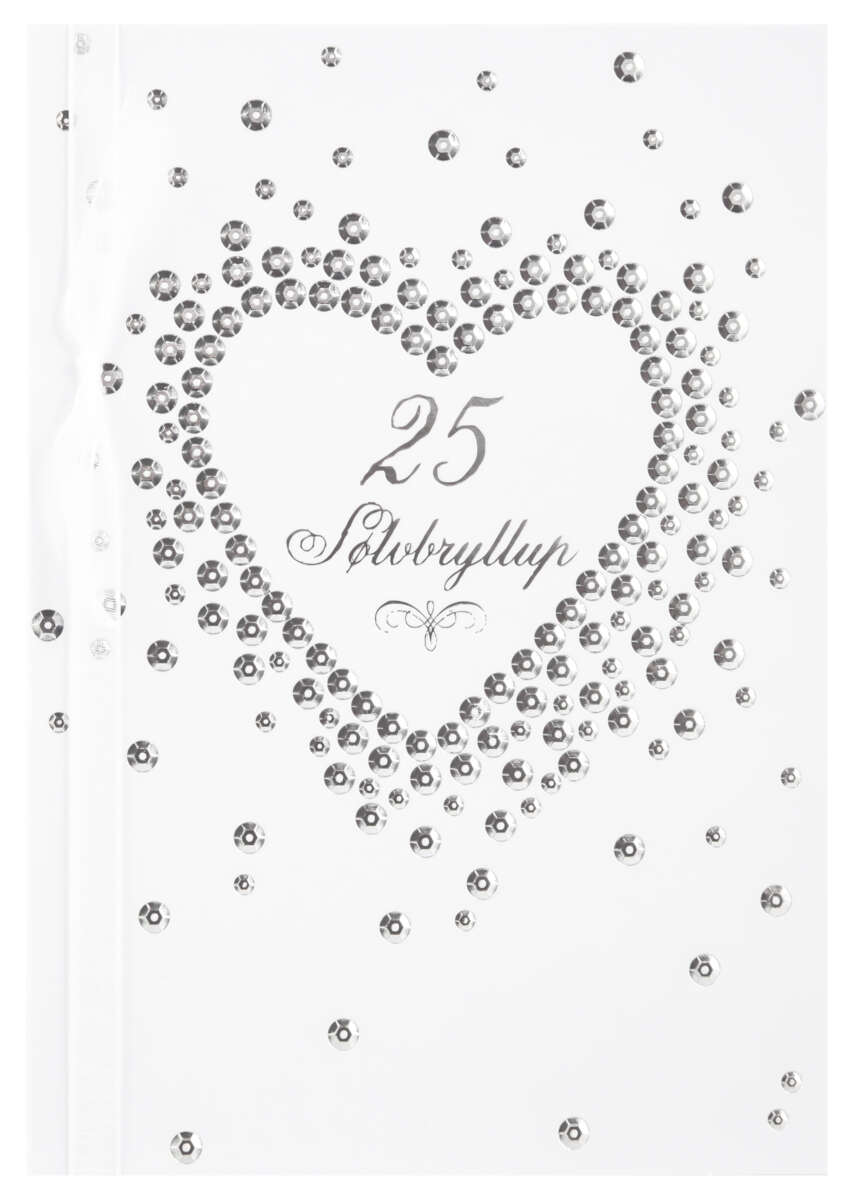 Kort 25 år Sølvbryllup