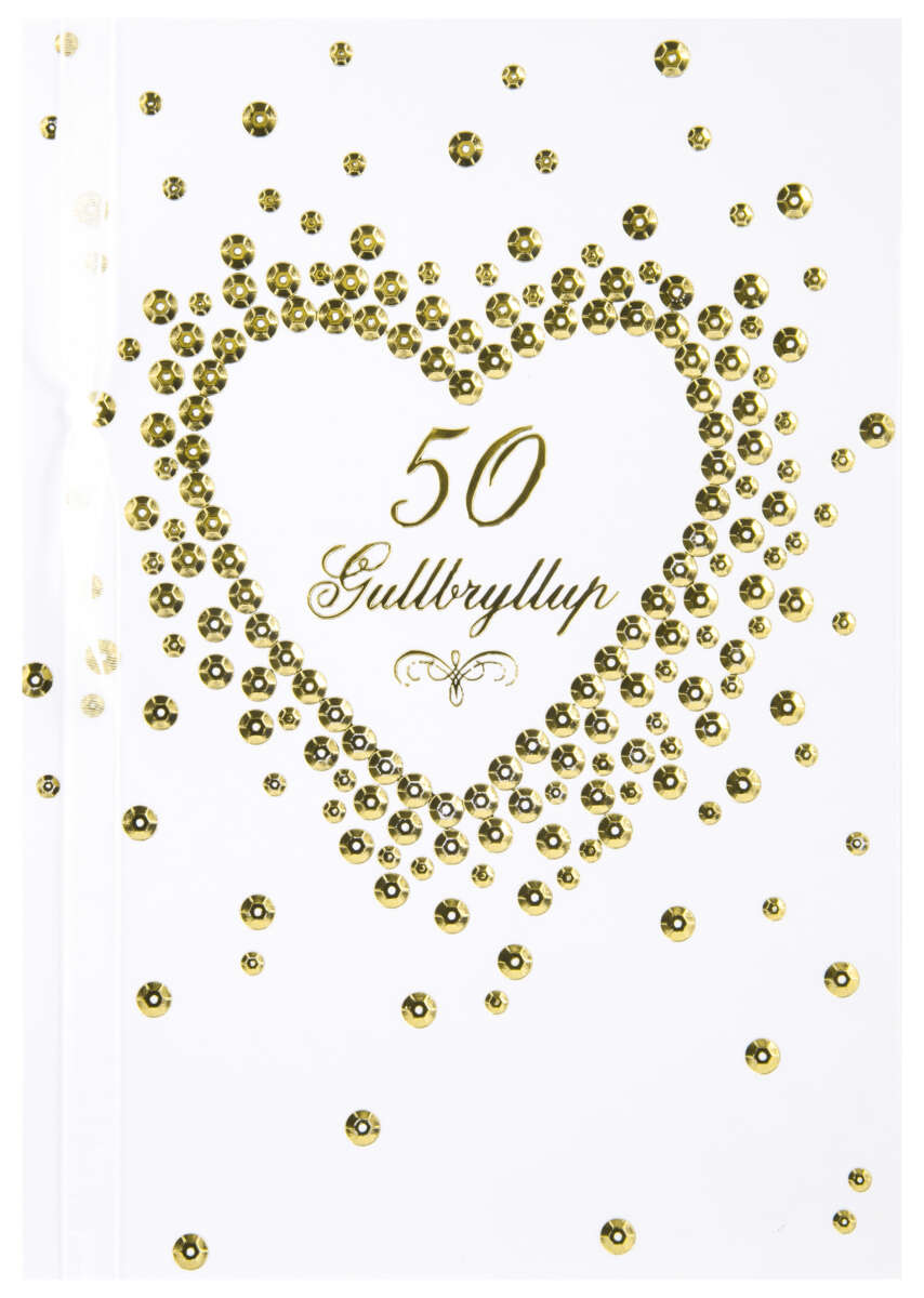 Kort 50 år Gullbryllup