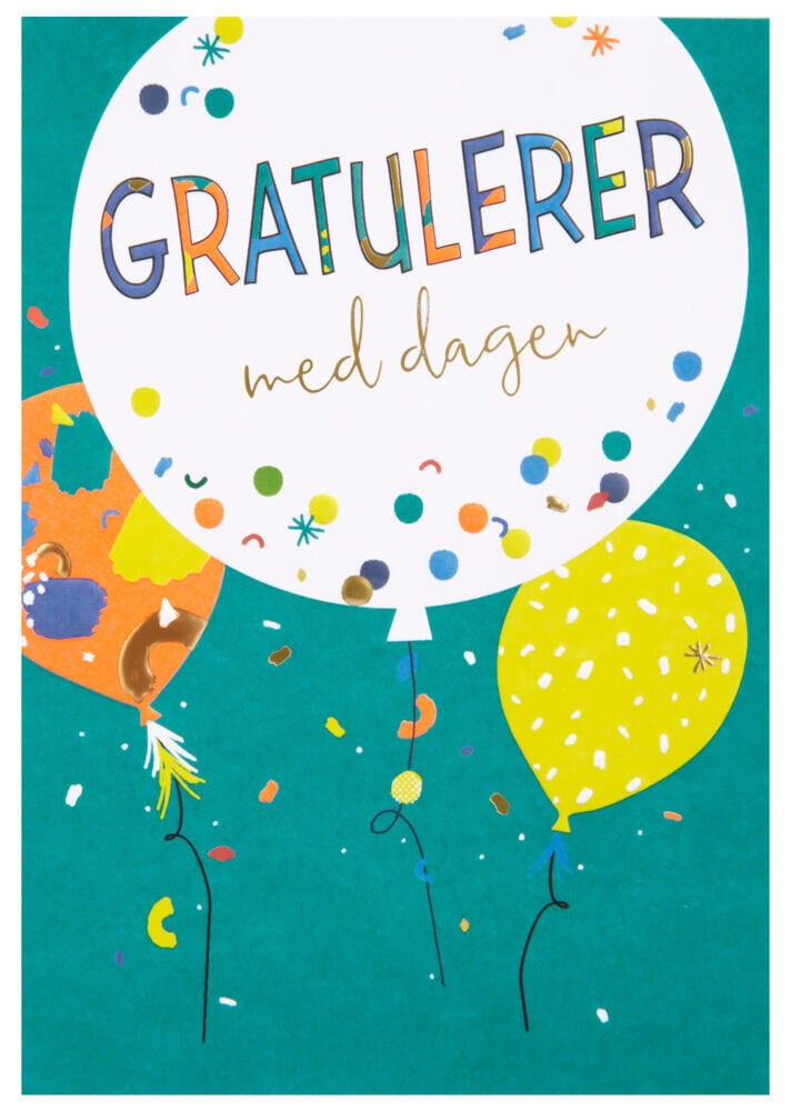 Kort Gratulerer med dagen