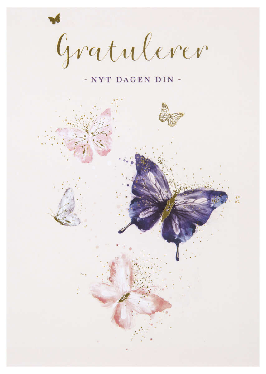 Kort Gratulerer med dagen