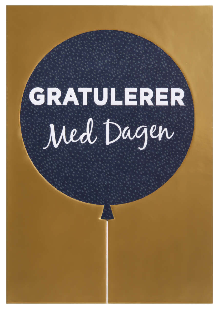 Kort Gratulerer med dagen