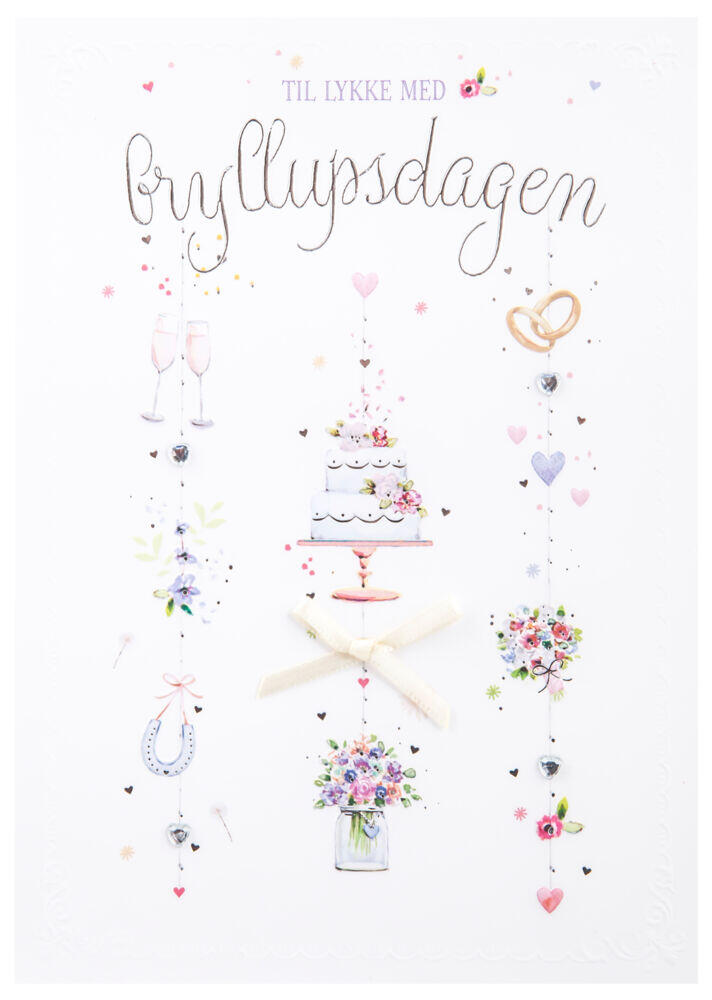 Kort Til lykke med bryllupsdagen