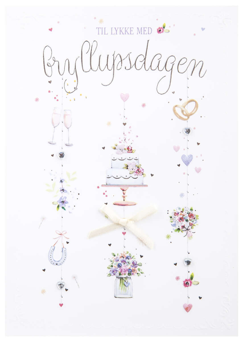 Kort Til lykke med bryllupsdagen
