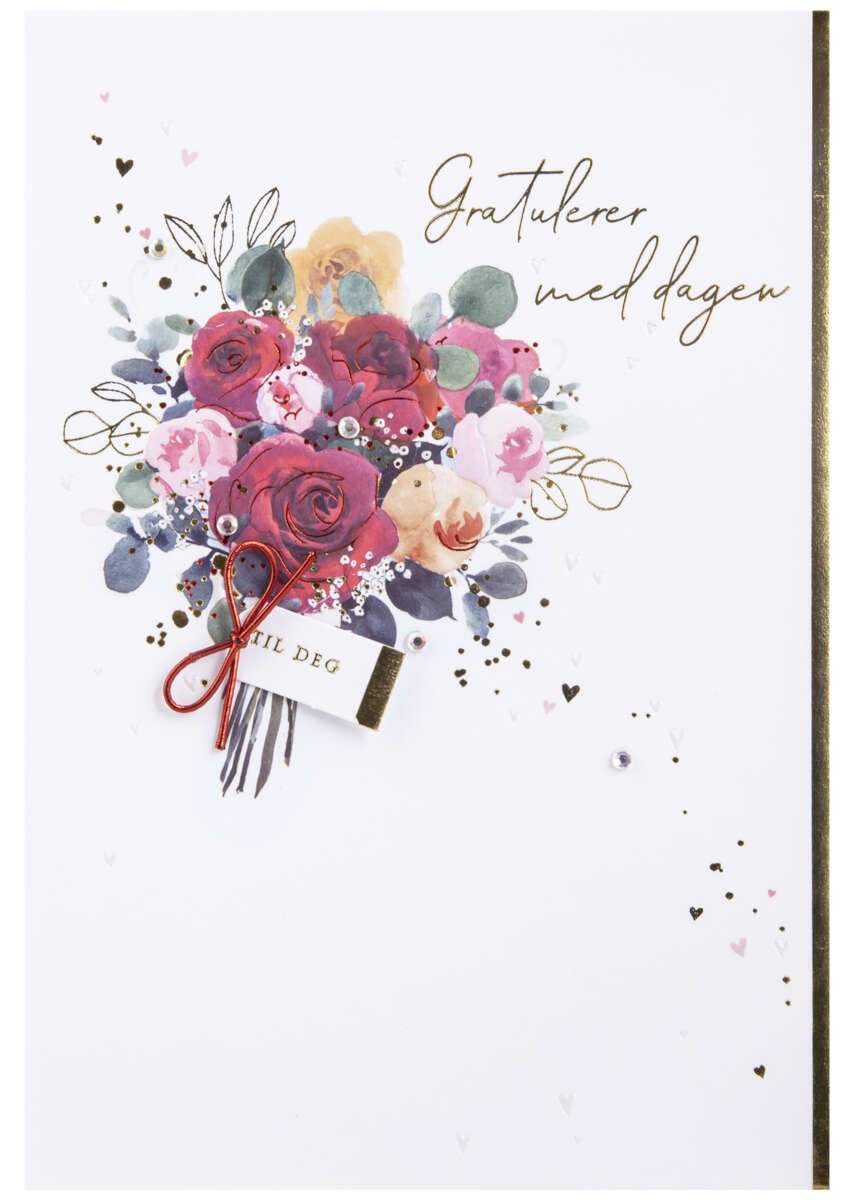 Kort Gratulerer med dagen