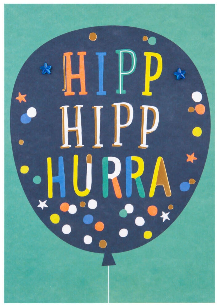 Kort Hipp Hipp Hurra
