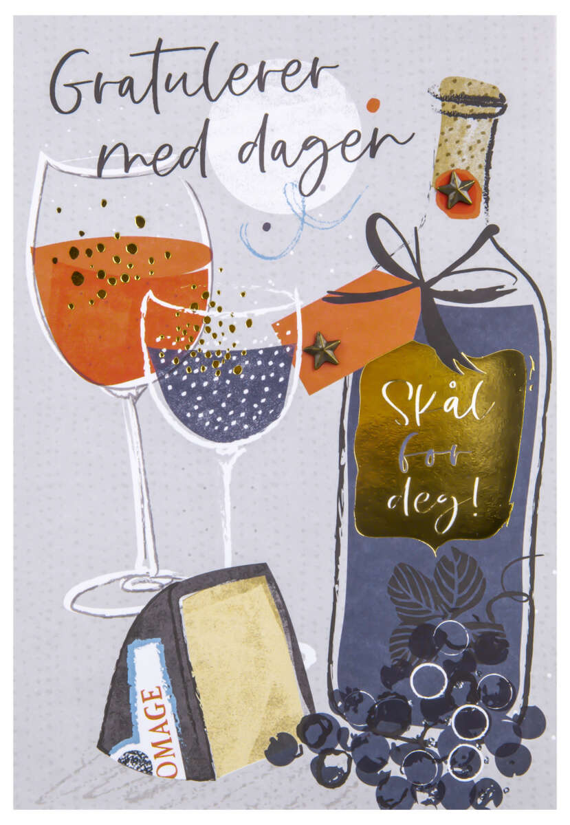 Kort Gratulerer med dagen