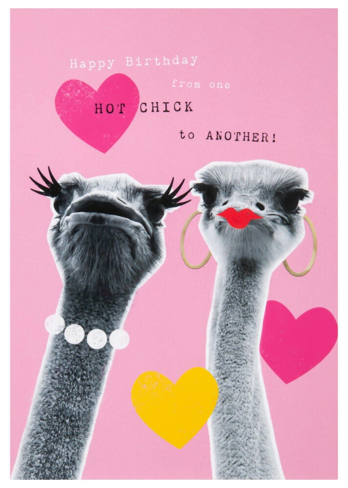 Kort Gratulerer! Hot Chick