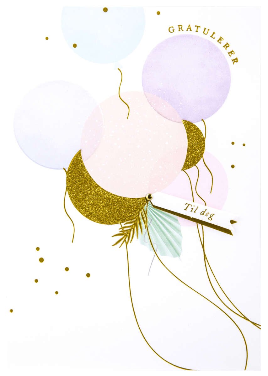 Kort Gratulerer med dagen