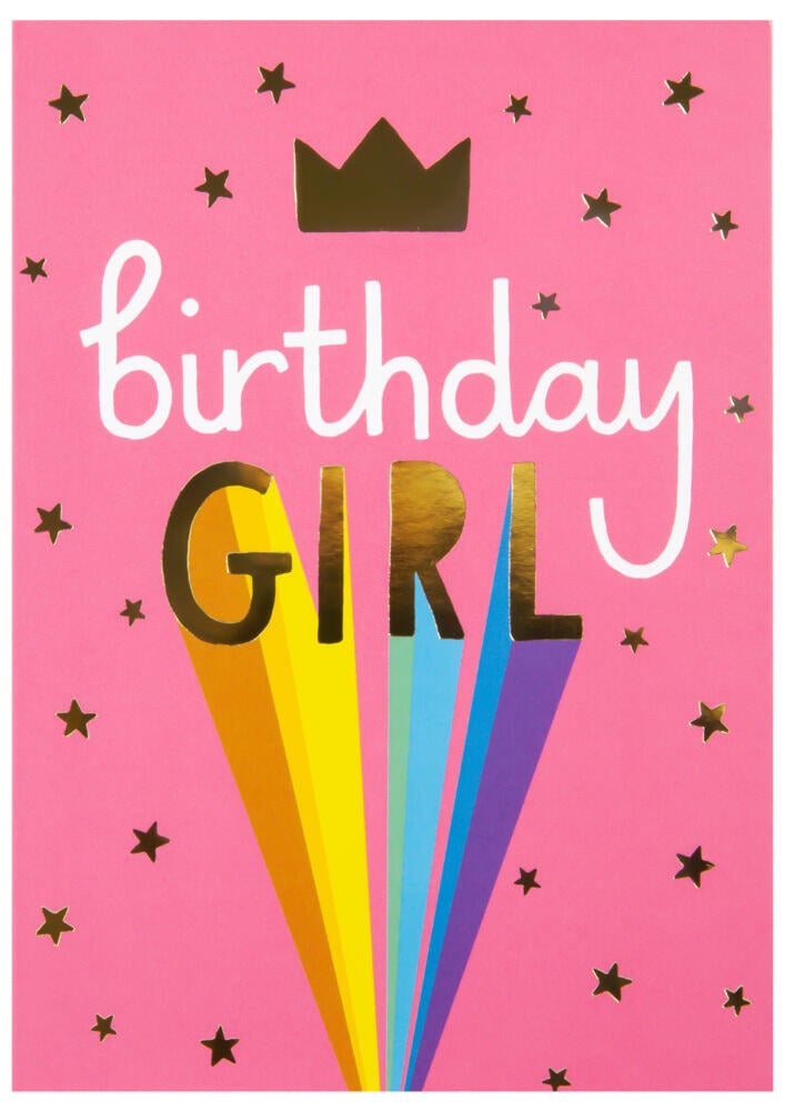 Kort Birthday Girl