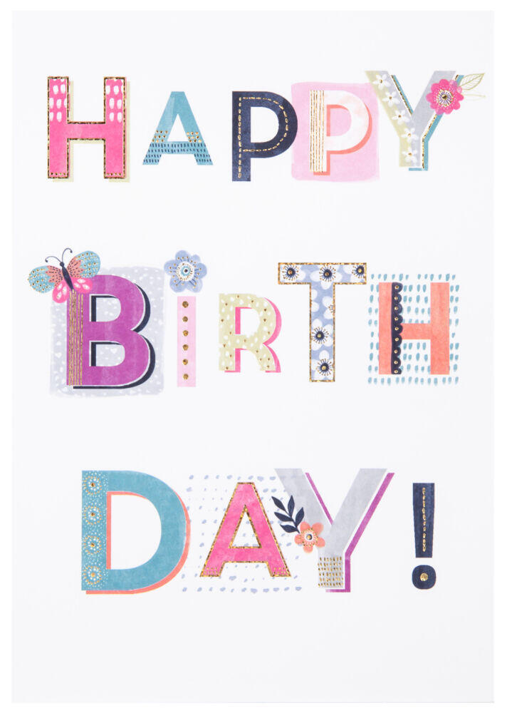 Kort Happy birthday