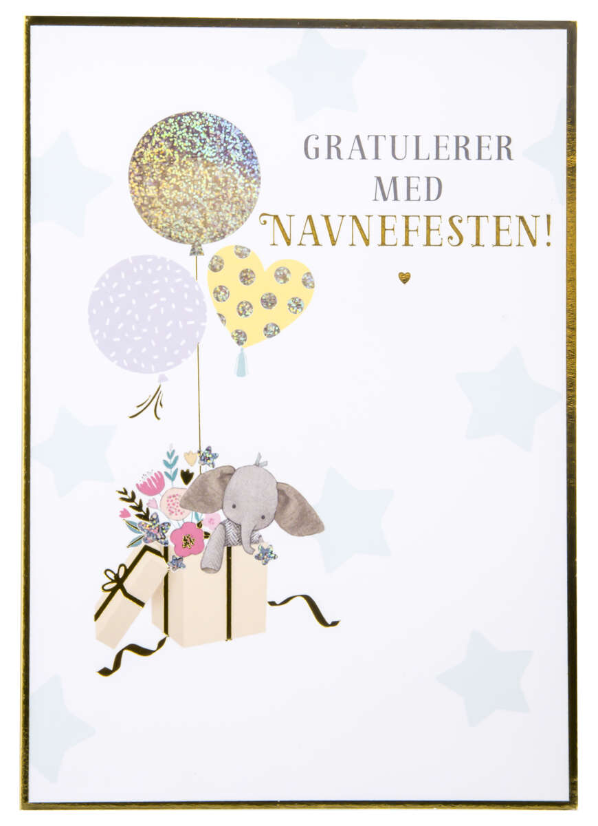 Kort Gratulerer med navnefesten