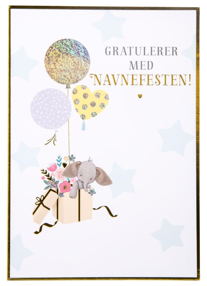 Kort Gratulerer med navnefesten