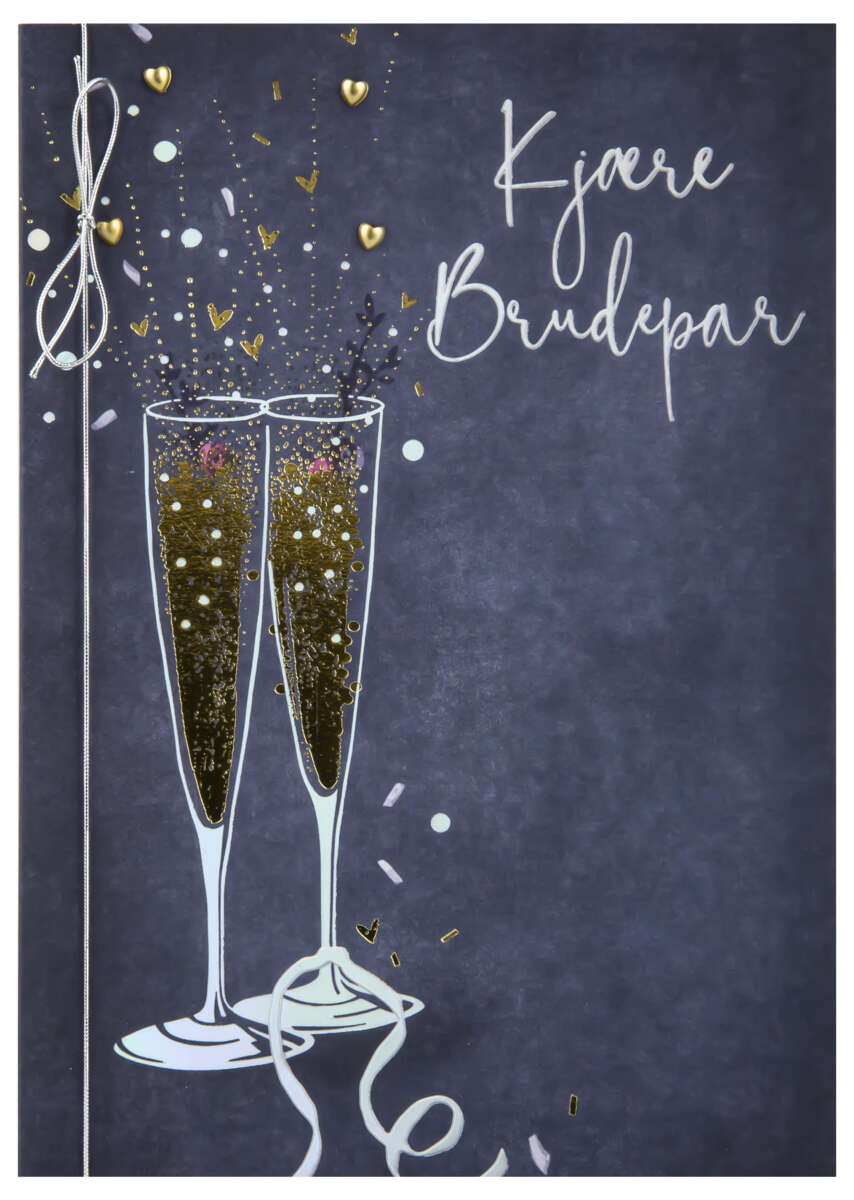 Kort Kjære brudepar