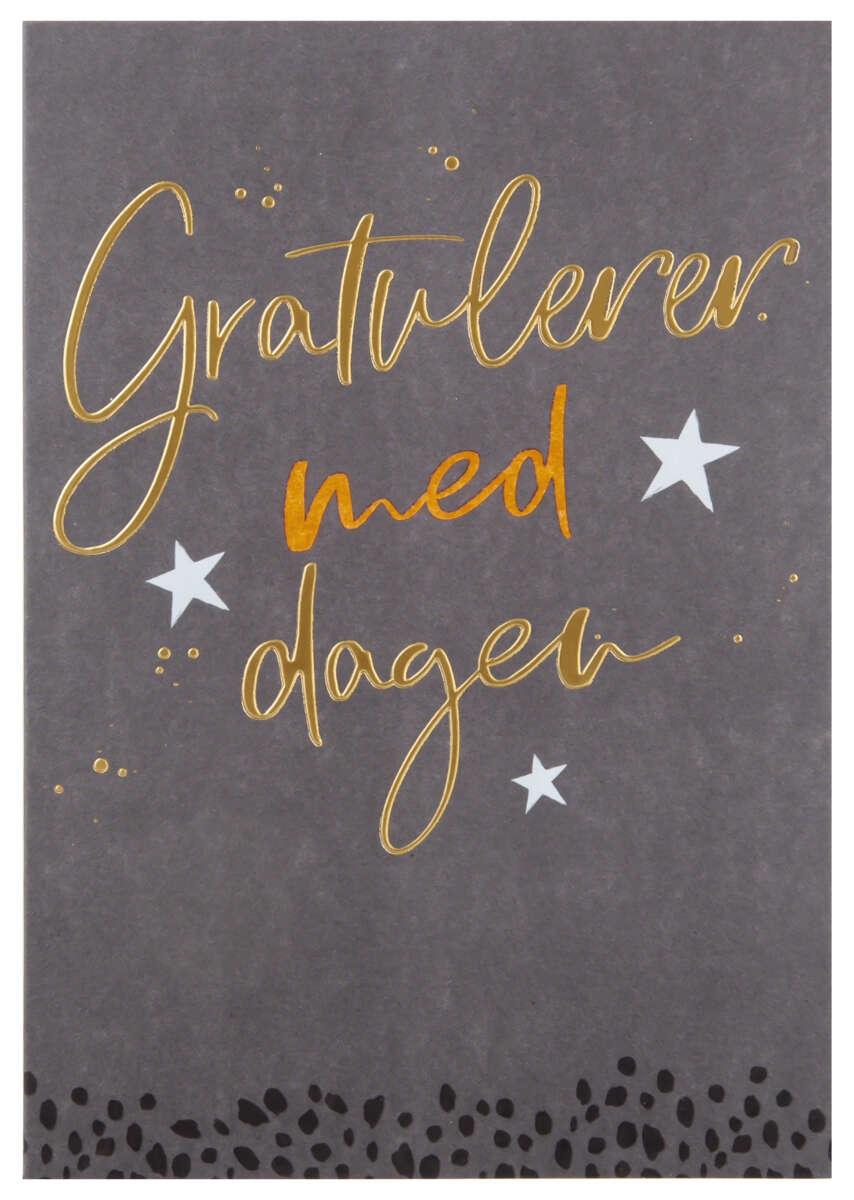 Kort Gratulerer med dagen