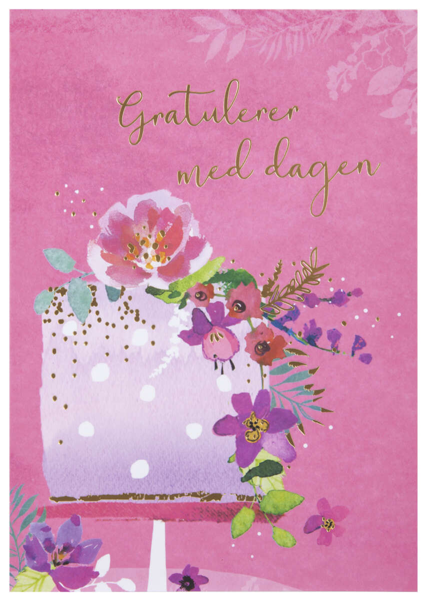 Kort Gratulerer med dagen