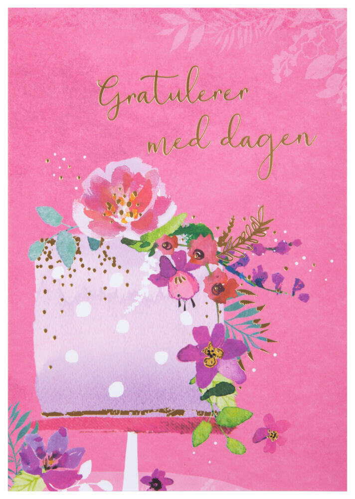 Kort Gratulerer med dagen