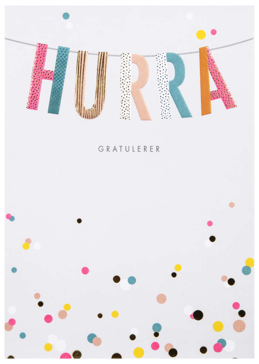 Kort Hurra Girlander