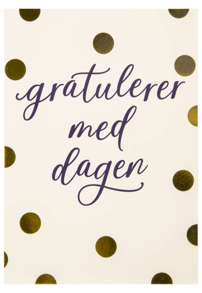 Kort Gratulerer med dagen