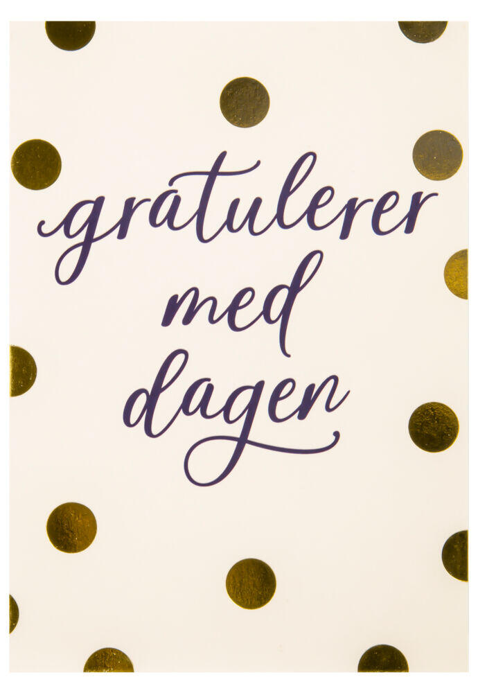 Kort Gratulerer med dagen
