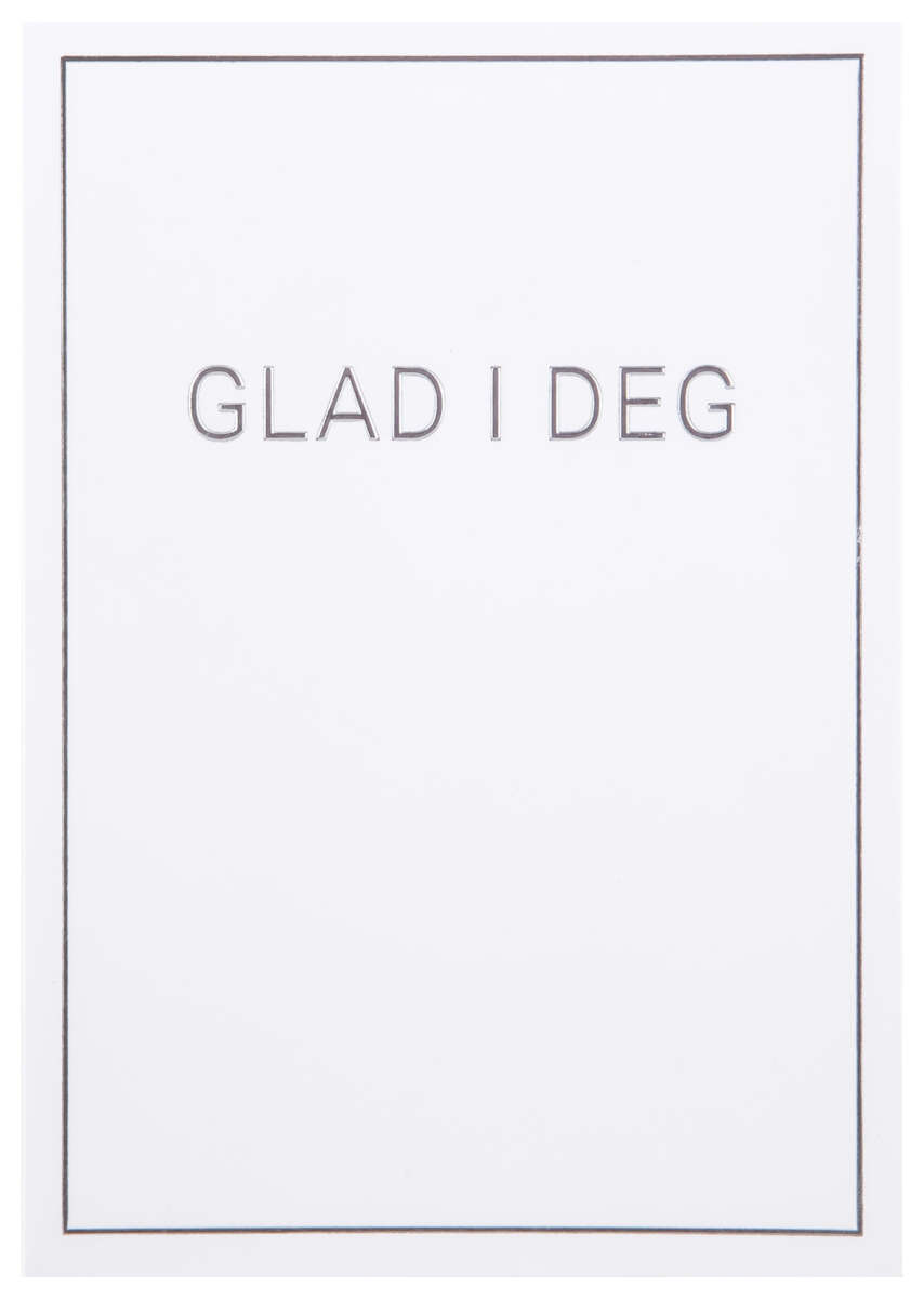 Kort Glad i deg