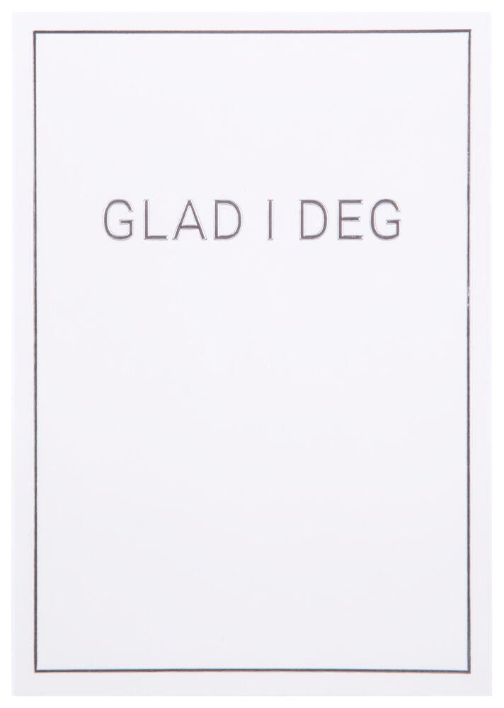 Kort Glad i deg
