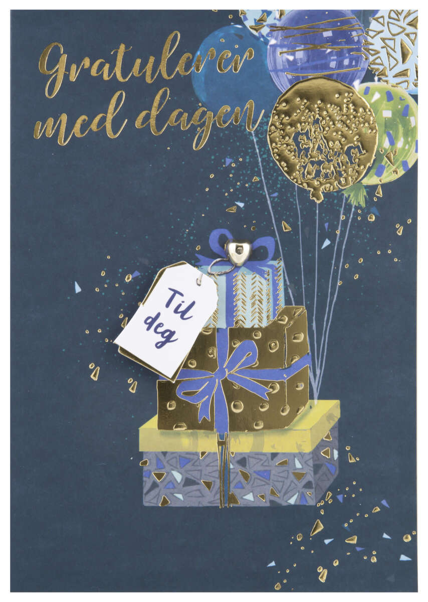 Kort Gratulerer med dagen