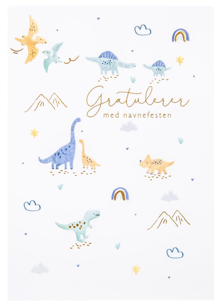 Kort Gratulerer med navnefesten